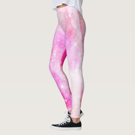 Hete roze Leggings | Space Galaxy Theme Tights (Links)
