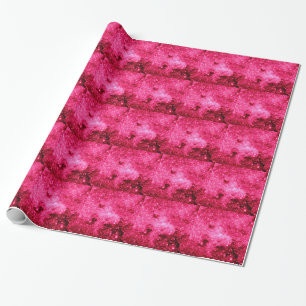 Hete Roze Sterren Cadeaupapier