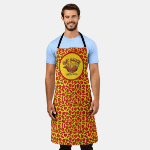 Hete saus op alles rode chilipeper grappig  schort