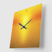 Hete Sinaasappel. Vierkante Klok (Hoek)