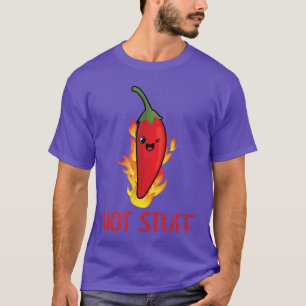Hete spullen Grappige Chile-peper woordgrap grapje T-shirt