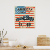 Hete staven Ras klassiek Poster (Keuken)