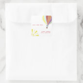 Hete Sticker van het Luchtballonadres (Tas)