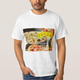 Hete stoompizza op bord - Verse heerlijke maaltijd T-shirt