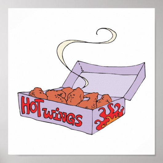 hete vleugels poster (Voorkant)