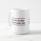 hete winter koffiemok (Voorkant links)