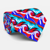 Hete zomerse mode stropdas (Opgerold)