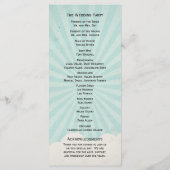  heteluchtballon bruiloft programma (Achterkant)