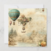  heteluchtballon in een sereen landschap (1) (Voorkant)