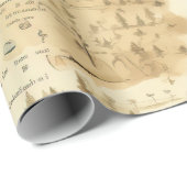 heteluchtballon in een sereen landschap (10) cadeaupapier (Rol Hoek)