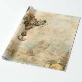  heteluchtballon in een sereen landschap (1) cadeaupapier (Uitgerold)