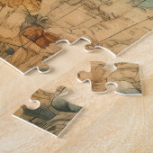 heteluchtballon in een sereen landschap (3) legpuzzel (Zijkant)