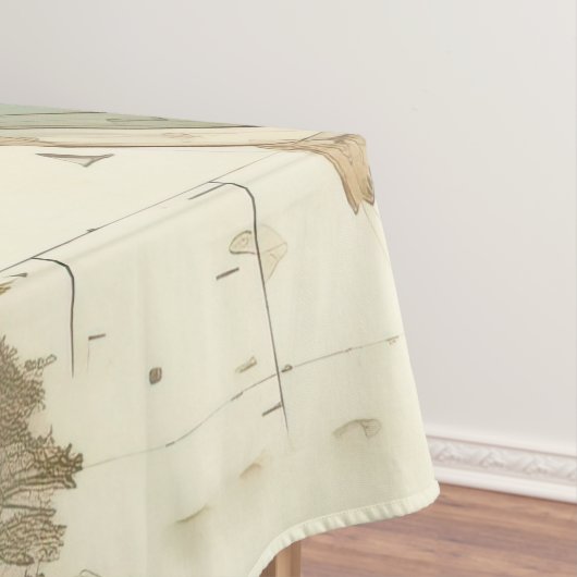 heteluchtballon in een sereen landschap (3) tafelkleed (Voorbeeld)