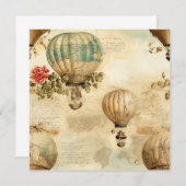  heteluchtballon in een sereen landschap (9) (Voorkant / Achterkant)