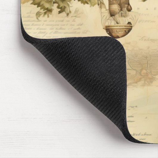 heteluchtballon in een sereen landschap (9) muismat (Hoek)