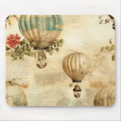 heteluchtballon in een sereen landschap (9) muismat (Voorkant)