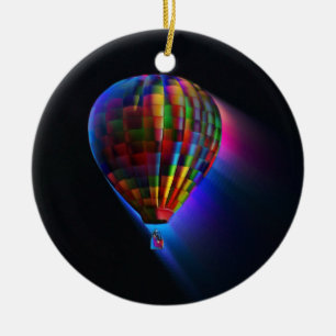 Heteluchtballon Magische Vlucht Digitale Kunst Keramisch Ornament