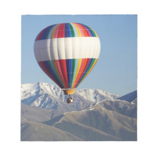 Heteluchtballon, nabij Methven, Canterbury Notitieblok