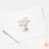 Heteluchtballonstickers Ronde Sticker (Envelop)