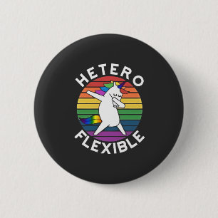 Hetero Flexibele LHBT Lesbische Homo Biseksuele Tr Ronde Button 5,7 Cm
