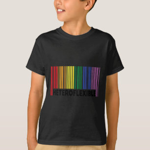Heteroflexibele Grappige Yoga Eenhoorn Queer Bondg T-shirt