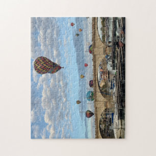 Hetissnoopballonnen boven de London Bridge 2026 Legpuzzel