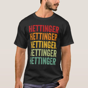 Hettinger County North Dakota Rainbow Text Design T-shirt