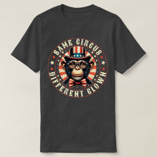Hetzelfde circus, andere clown t-shirt (Design voorkant)