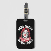Hetzelfde Circus Verschillende Clown Anti Kamala 2 Bagagelabel (Voorkant (verticaal))