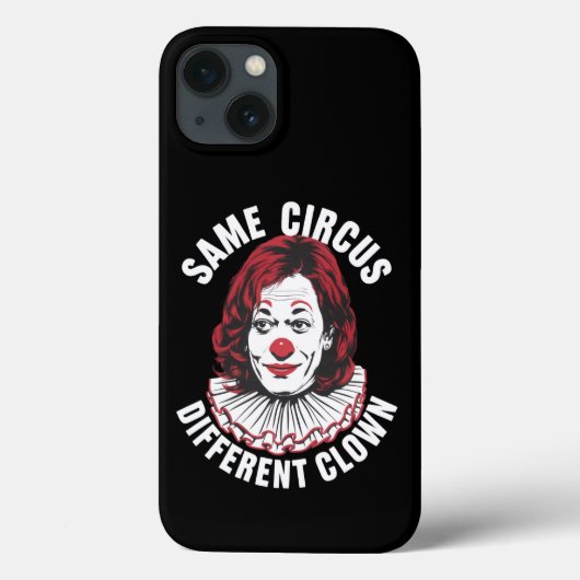 Hetzelfde Circus Verschillende Clown Anti Kamala 2 Case-Mate iPhone Case (Achterkant)