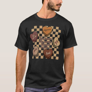 Hetzelfde hart in hart zwarte geschiedenis t-shirt
