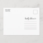 Hetzelfde liefde, kleinere bruiloft, bruiloft inpe briefkaart (Achterkant)