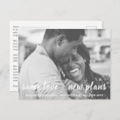 Hetzelfde liefde Nieuwe plannen Brief BEGROTING Fo Briefkaart (Voorkant / Achterkant)