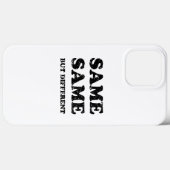 HETZELFDE MAAR VERSCHILLEND Case-Mate iPhone CASE (Achterkant (horizontaal))