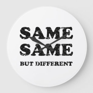 HETZELFDE MAAR VERSCHILLEND GROTE KLOK