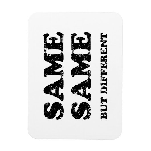 HETZELFDE MAAR VERSCHILLEND MAGNEET (Verticaal)