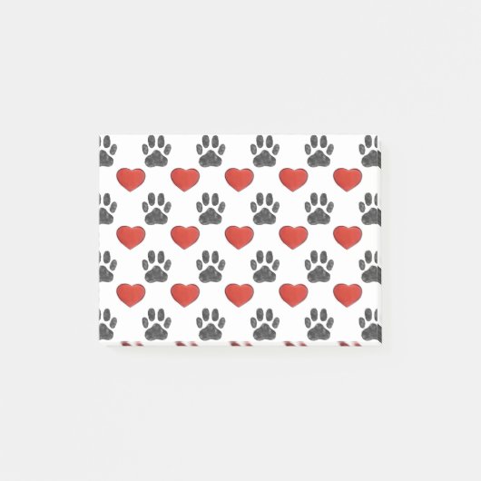 Heug- en roodhartsschilderpatroon post-it® notes (Voorkant)