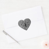 HEUGEN VAN DE KUPTE LACE HART STICKER (Envelop)