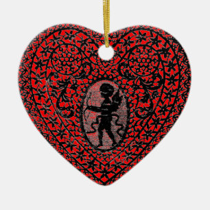 HEUGEN VAN DE KUPTE LACE KERAMISCH ORNAMENT