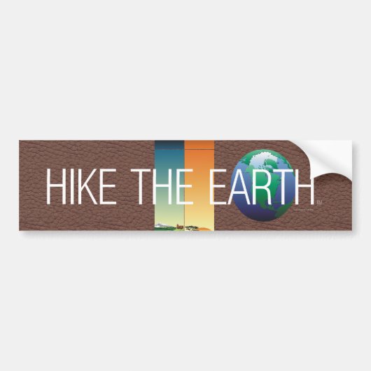 Heuk op de aarde bumpersticker (Voorkant)