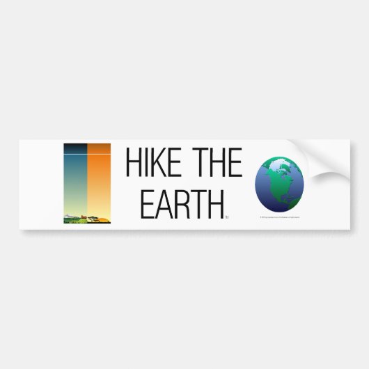 Heuk op de aarde bumpersticker (Voorkant)