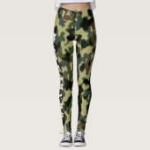 Heup afstuderen leggings vrouwen: ROTC Military De (Voorkant)