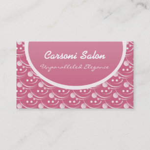 Heup en stijlvol Visitekaartje, zacht roze Visitekaartje