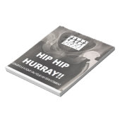 Heup Hurray voor uw Hip-vervanging Notitieblok (Gedraaid)