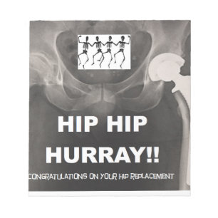 Heup Hurray voor uw Hip-vervanging Notitieblok