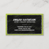 Heup + Modern Monogram Visitekaartje (Achterkant)