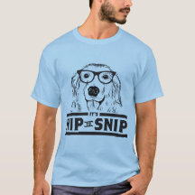 Heup naar Snip Doggie Mannen Basic T-shirt