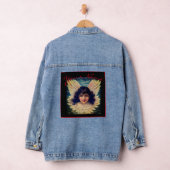 HEUP VROUWEN DENIM JAS ANGEL CUSTOM NAAM JACKET (Hangar)