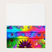 heupgroovy 70 kleuren visitekaartjes (Buitenkant ongevouwen)