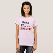 heuphaat is geen thuis in het ontwerp van het shir t-shirt (Voorkant volledig)